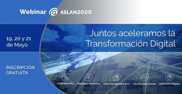 Webinar 'Juntos, aceleramos la transformación digital' de ASLAN