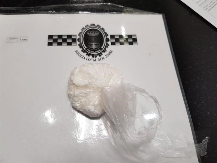 Cocaína intervenida en Alhaurín de la Torre