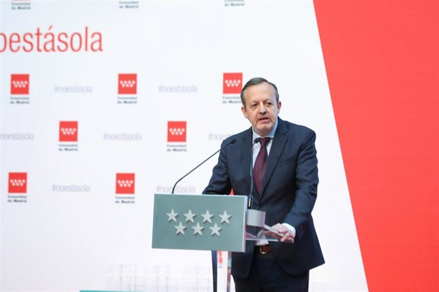 Imagen de recurso del consejero de Políticas Sociales, Familias, Igualdad y Natalidad de la Comunidad de Madrid, Alberto Reyero.