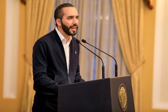 El presidente de El Salvador, Nayib Bukele.