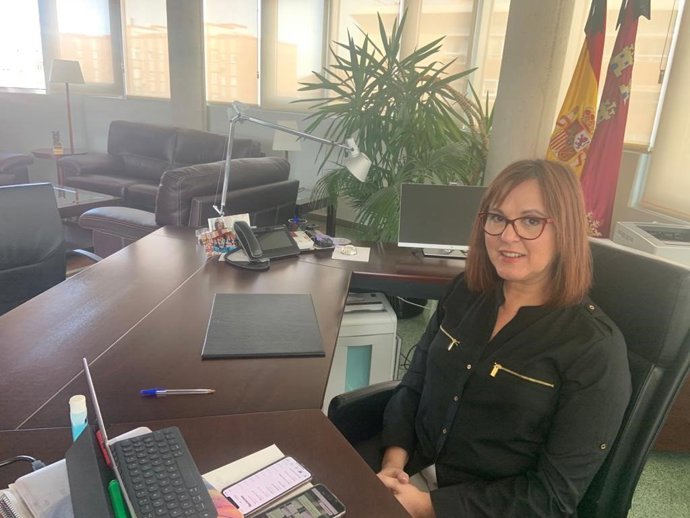 Imagen de la participación de la vicepresidenta Isabel Franco en la Sectorial de Igualdad.