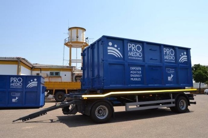 Servicio de Promedio para la recogida de muebles y enseres voluminosos en la provincia de Badajoz