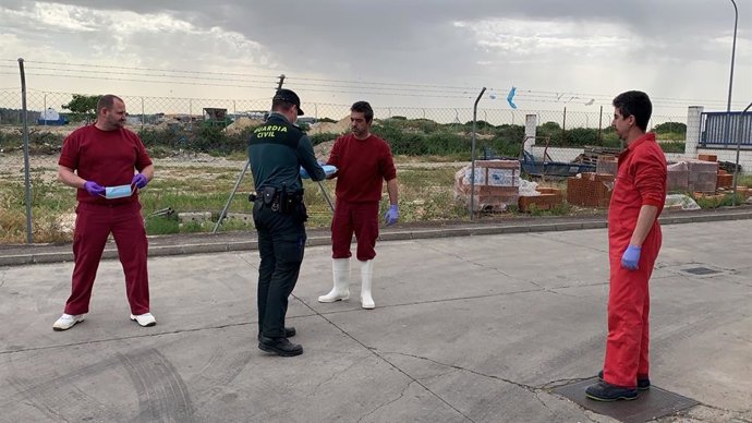 Reparto de mascarillas en Extremadura