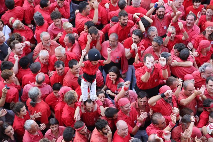 Castellers a Barcelona