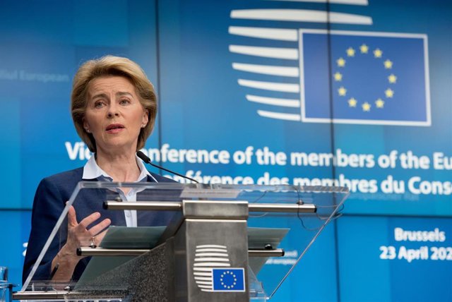 La presidenta de la Comisión Europea, Ursula Von Der Leyen 
