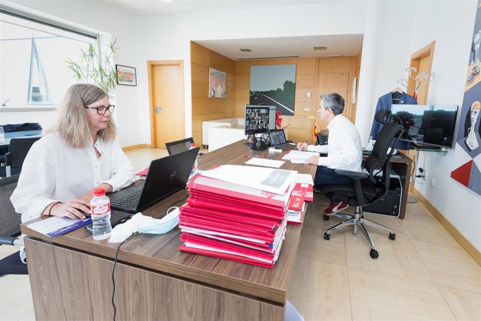 Pablo Zuloaga durante la Conferencia Sectorial de Igualdad