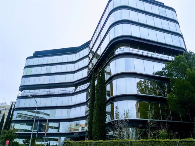 Edificio sede de la CNMV en la calle Edison de Madrid.
