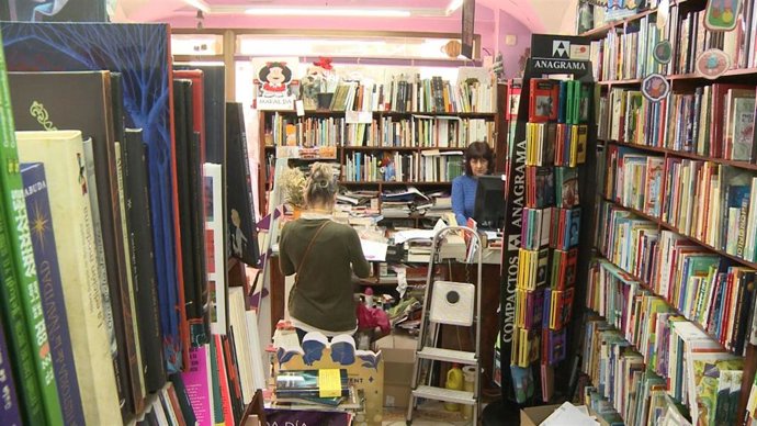 Librería de Mérida que ha reabierto en la fase 0 de la desescalada