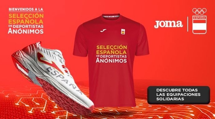 Joma y el COE impulsan la colección de la Selección Española de Deportistas Anónimos