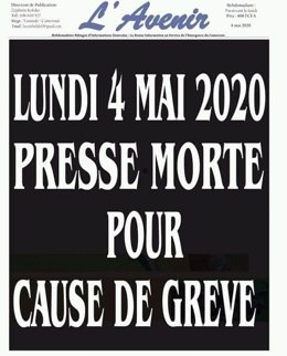 Camerún.- Decenas de diarios de Camerún secundan una jornada de "prensa muerta" 