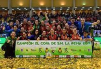 El Bera Bera celebra el "bien merecido" título de Liga Guerreras Iberdrola