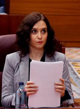 La presidenta madrileña, Isabel Díaz Ayuso, en una imagen de archivo  