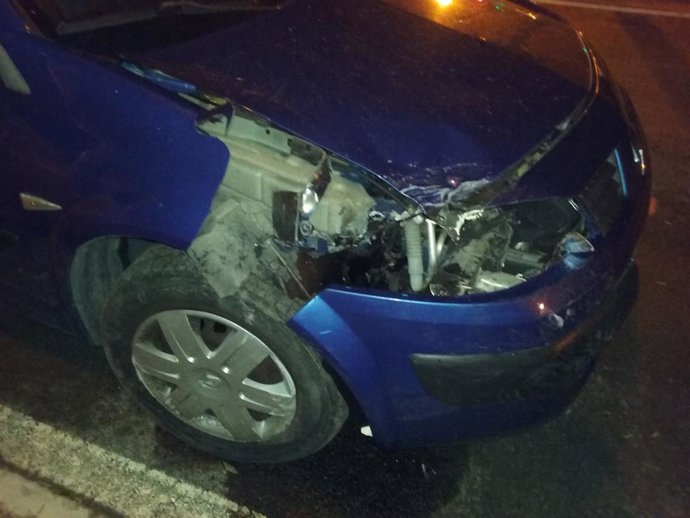 Imagen del accidente.