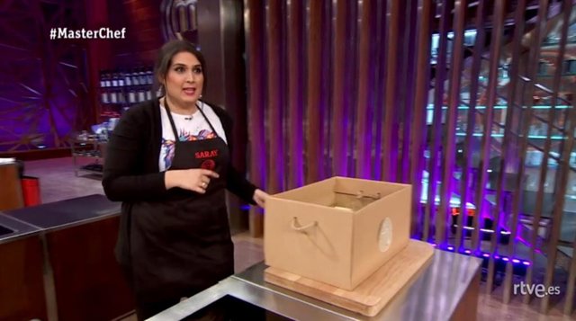 Saray, en las cocinas de MasterChef