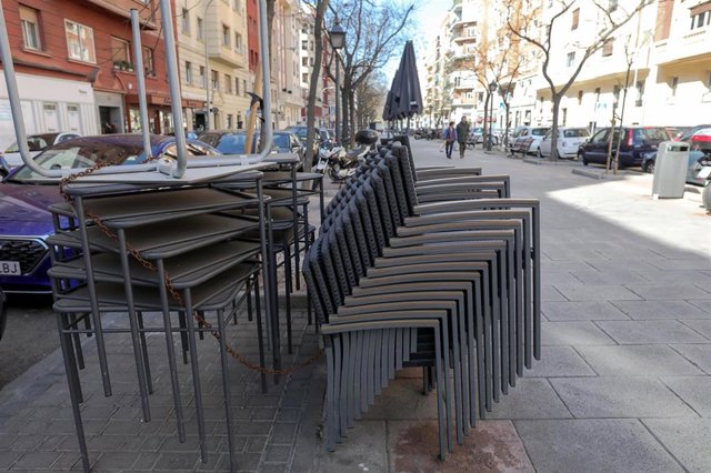 Terrazas clausuras en el centro de Madrid