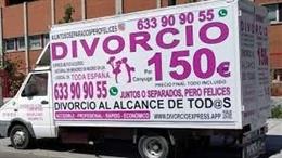 COMUNICADO: Abogados Cebrián con sus 'Divorcionetas' ofrecen divorcios express por 150 euros por cónyuge en toda España