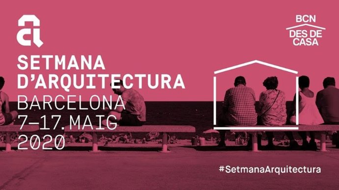 Cartel informativo de la Semana de la Arquitectura de Barcelona