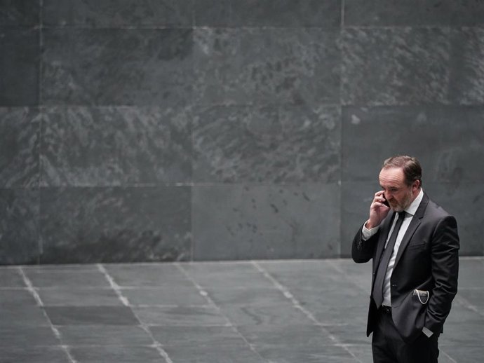 El portavoz del Grupo Parlamentario Navarra Suma, José Javier Esparza.