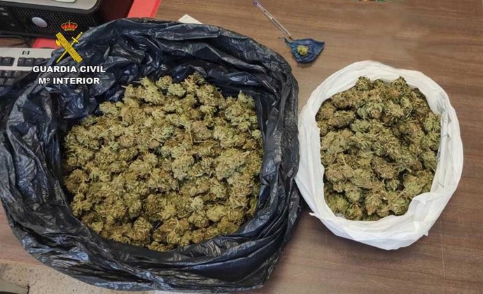 Uno de los alijos intervenidos en las últimas detenciones.