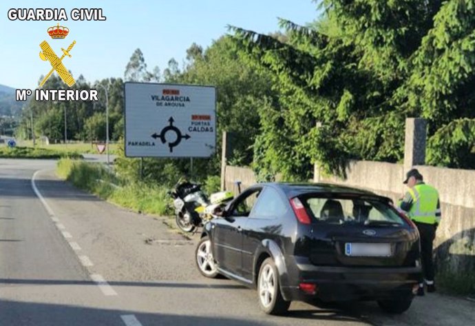 Detectado un conductor en menos de media hora a 87 y 74 km/h en un tramo limitado a 50 en Vilanova de Arousa (Pontevedra).