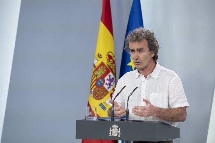 El director del Centre d'Alertes i Emergncies Sanitries, Fernando Simón, Madrid (Espanya), 4 de maig del 2020.