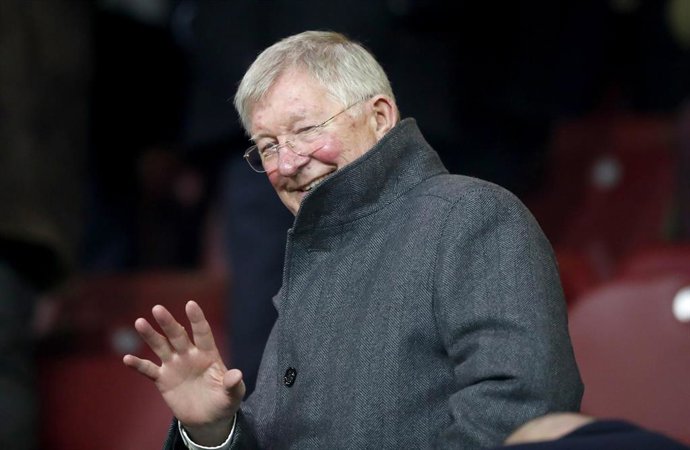 Sir Alex Ferguson acudiendo a ver un partido del Manchester United 