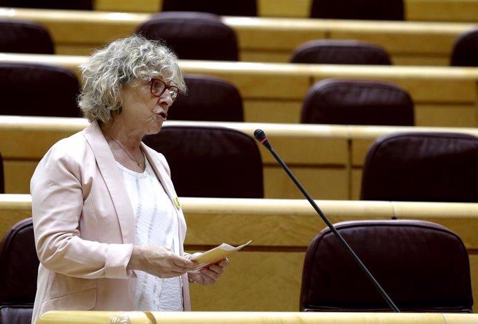La portavoz de ERC en el Senado, Mirella Cortés.