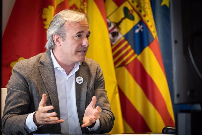 El alcalde de Zaragoza y portavoz del PP en la FEMP, Jorge Azcón.