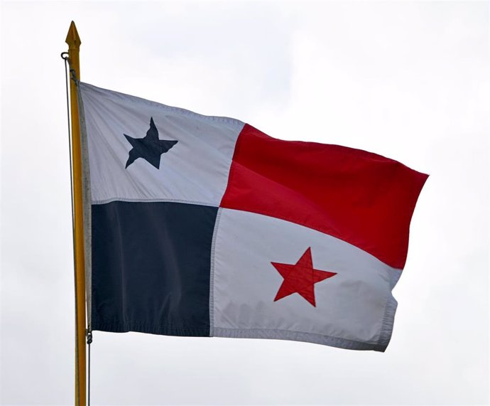 Imagen de archivo de bandera de Panamá