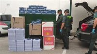 Detenido en Jerez (Cádiz) cuando transportaba 7.500 cajetillas de tabaco de contrabando ocultas en un remolque