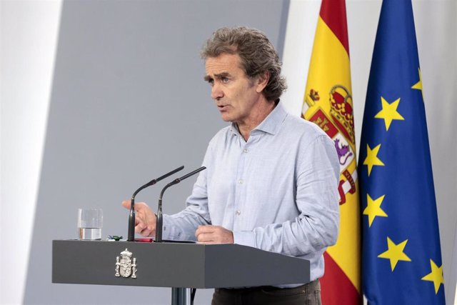 El director del Centro de Coordinación de Emergencias del Ministerio de Sanidad, Fernando Simón, interviene en la comparecencia convocada tras la reunión del Comité de Gestión Técnica del Coronavirus. En Madrid, (España), a 5 de mayo de 2020.