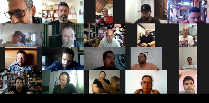 Reunión telemática de la junta directiva de Aemoto