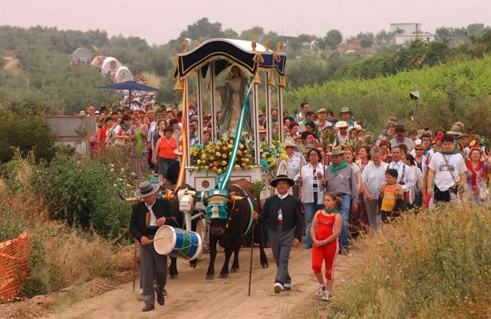 Romeria de la Virgen de las Viñas de Montilla, en una imagen de archivo.