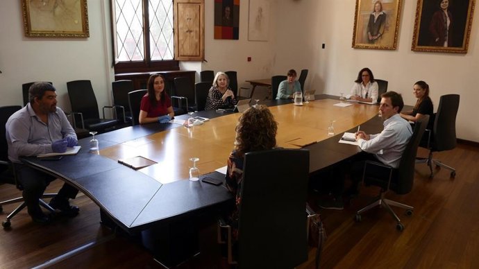 Reunión celebrada en el Consell de Mallorca.