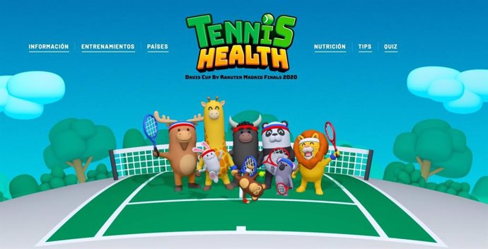 Programa educativo Tennis Health impulsado por la Copa Davis