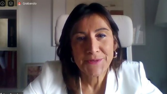 Ana Sánchez, durante su intervención.