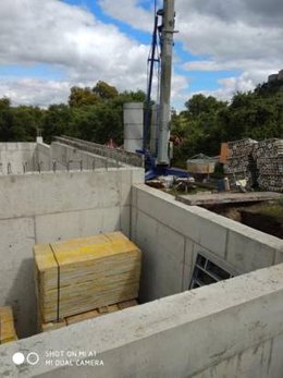 Obras para llevar el agua potable al poblado de la Virgen de la Cabeza