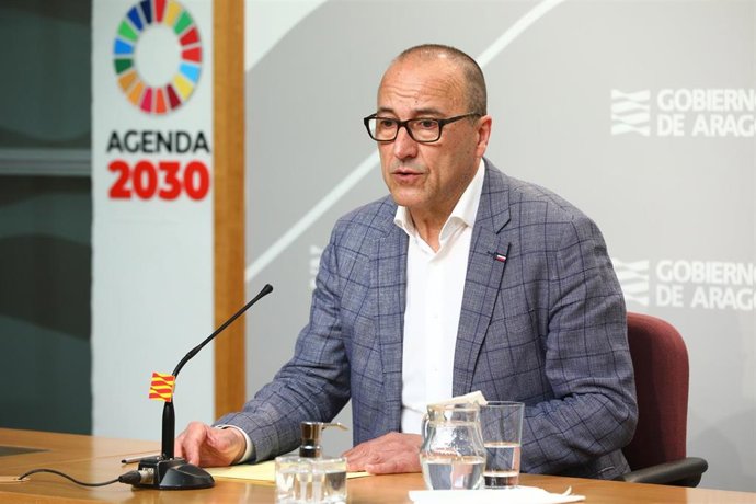 El consejero de Educación, Cultura y Deporte del Gobierno de Aragón, Felipe Faci.
