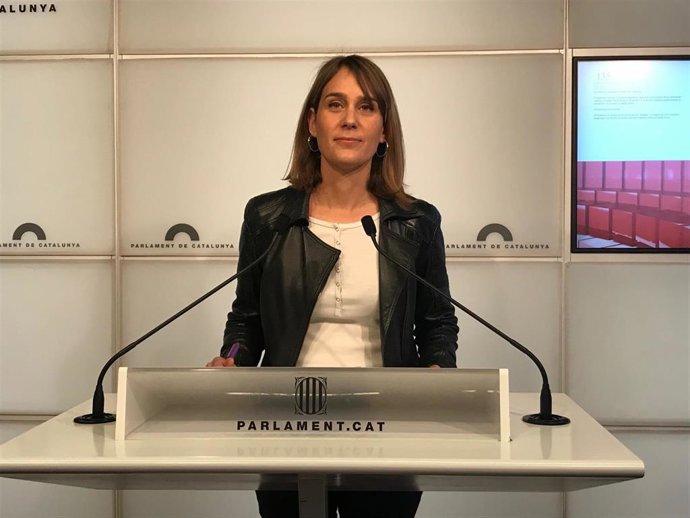 La líder de los comuns en el Parlament, Jéssica Albiach, en una imagen de archivo. 