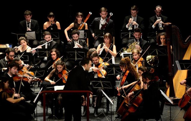 Imagen de un concierto de la orquesta sinfónica de MdC