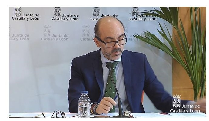 Captura de Ortea durante la rueda de prensa on line.