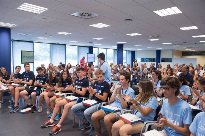 Alumnos del programa educativo American Dream, apoyado por la Fundación Endesa