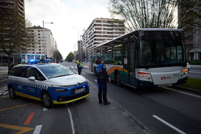 Control de la Policía Municipal.