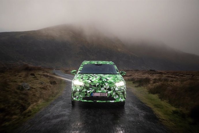 Skoda Enyaq iV camuflado.