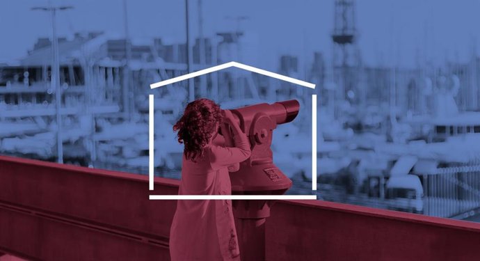 Cartel promocional de la cuarta Semana de Arquitectura de Barcelona