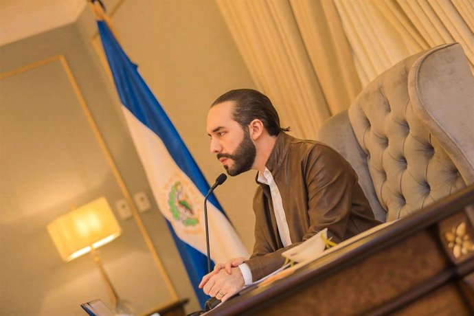 El presidente de El Salvador, Nayib Bukele