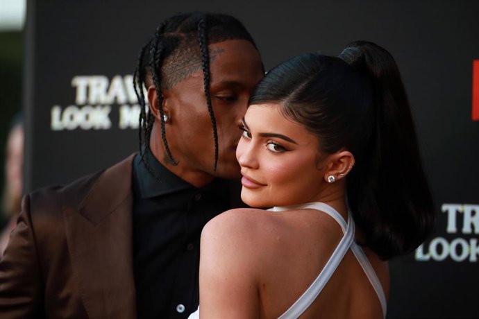 Travis Scott And Kylie Jenner Attend The Premiere Of Netflix's "Travis Scott: Look Mom I Can Fly"