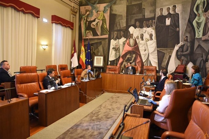 Pleno telemático celebrado en la Diputación de Ciudad Real