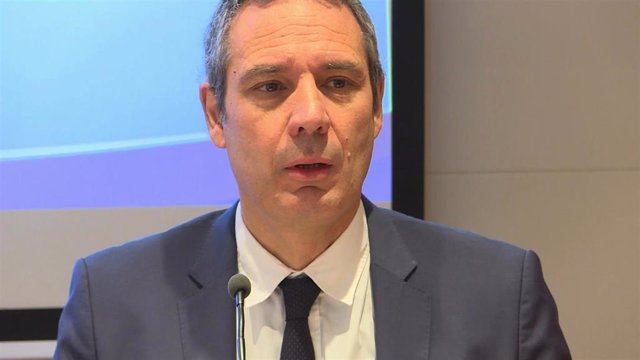 El director de Coyuntura y Economía Internacional de Funcas, Raymond Torres en la charla sobre las previsones económicas de España para el periodo de 2019-2020. 
