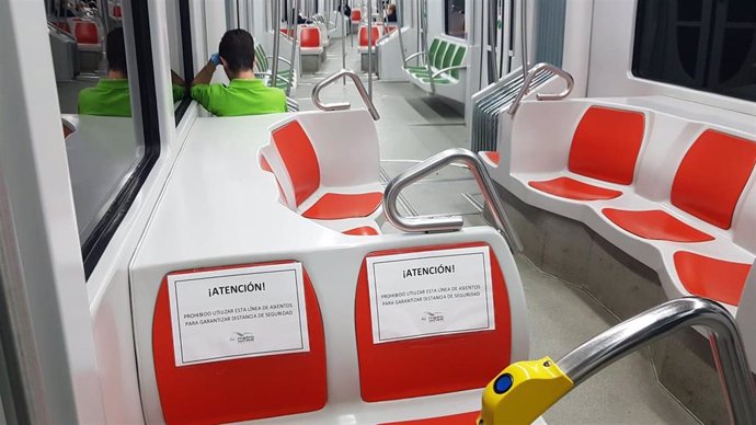 EL metro se adapta a la nueva situación por la pandemia